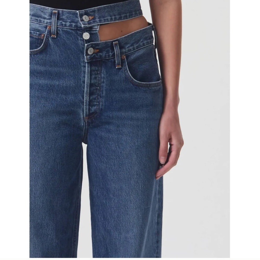 Agolde Broken Waistband Jeans - Picture 4 of 11